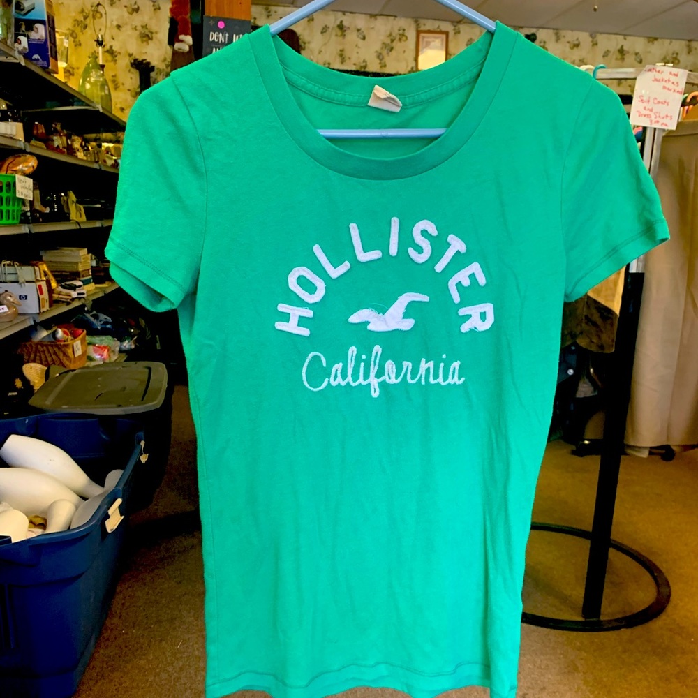 Hollister Teal green T-shirt